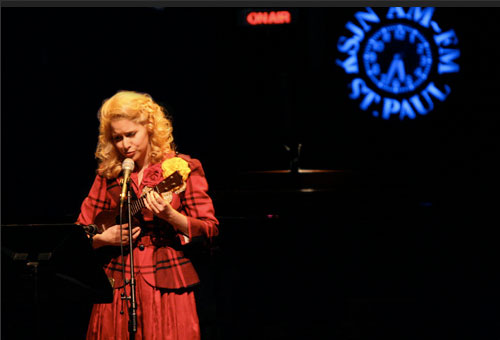 Nellie McKay performing live on A Prairie Home Companion