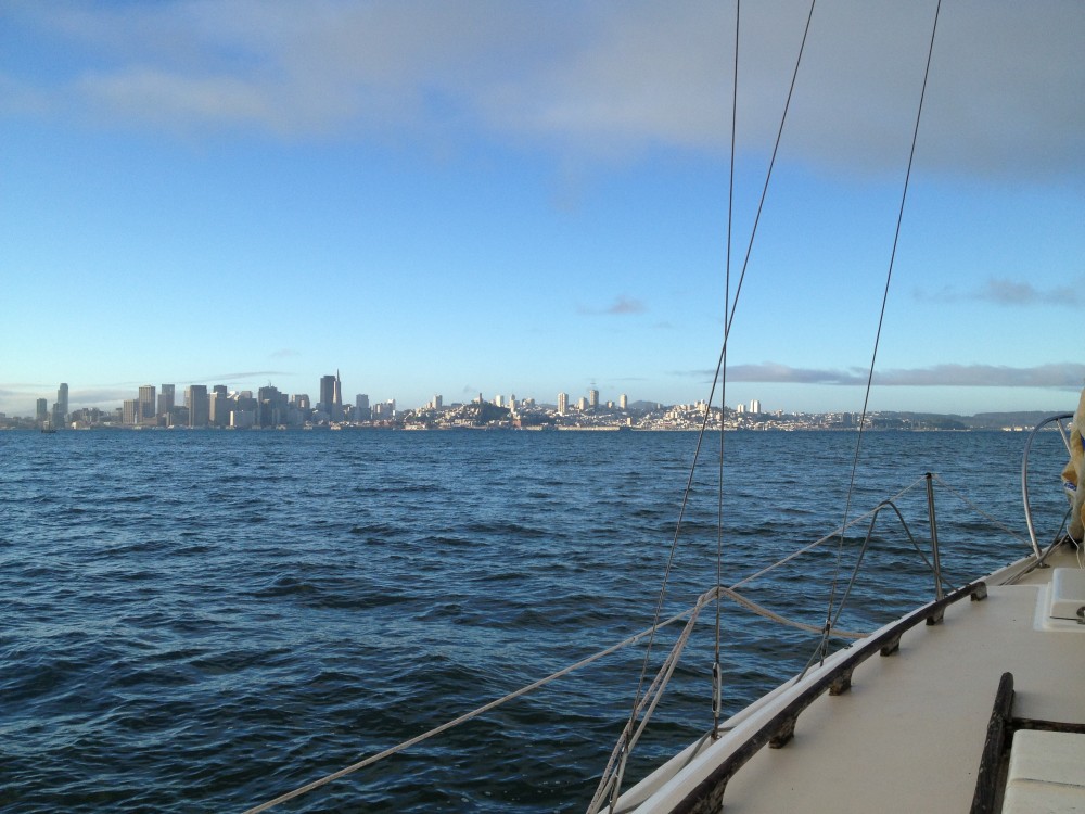 Approaching the city