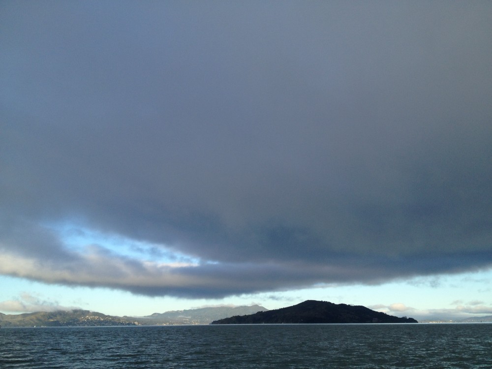 Angel Island - nice slick right next to it!
