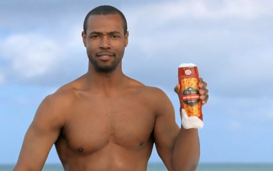 Old Spice commercial guy Isaiah Mustafa