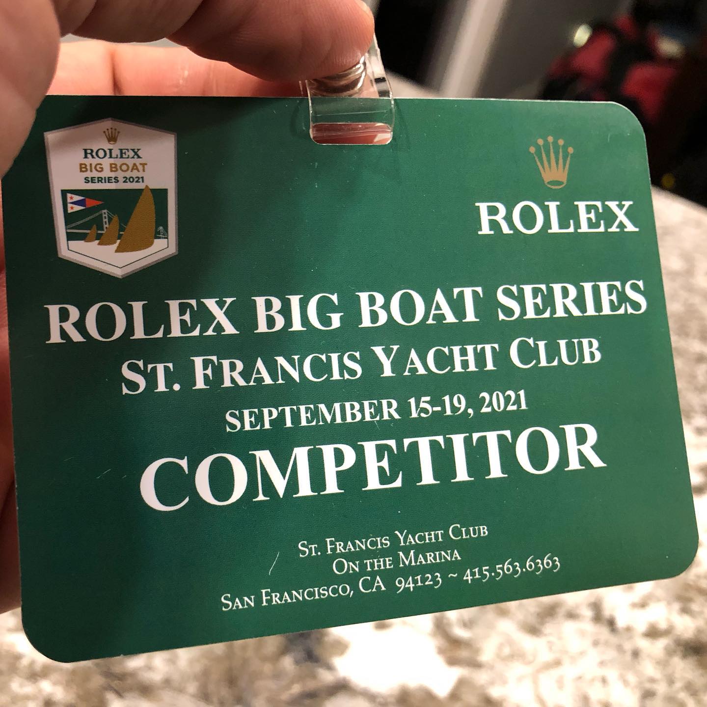 2021 Rolex Big Boat series day 2 on Starballs  retired some old gloves, found a cracked shackle. Thanks to Moni for the spare soft shackle :)