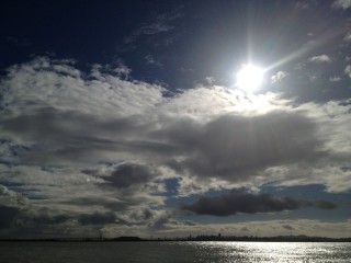 More sunshine and clouds