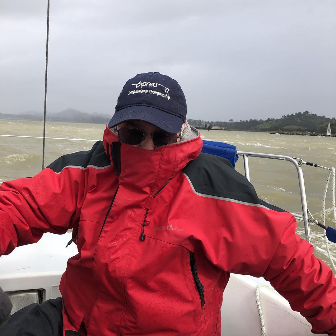 Ah springtime racing on the bay – 21kt rain and 6 boats in the Express 37 fleet for RYC Big Daddy day 1