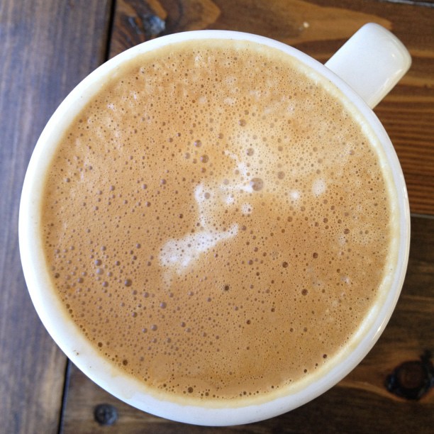 Coconut milk latte