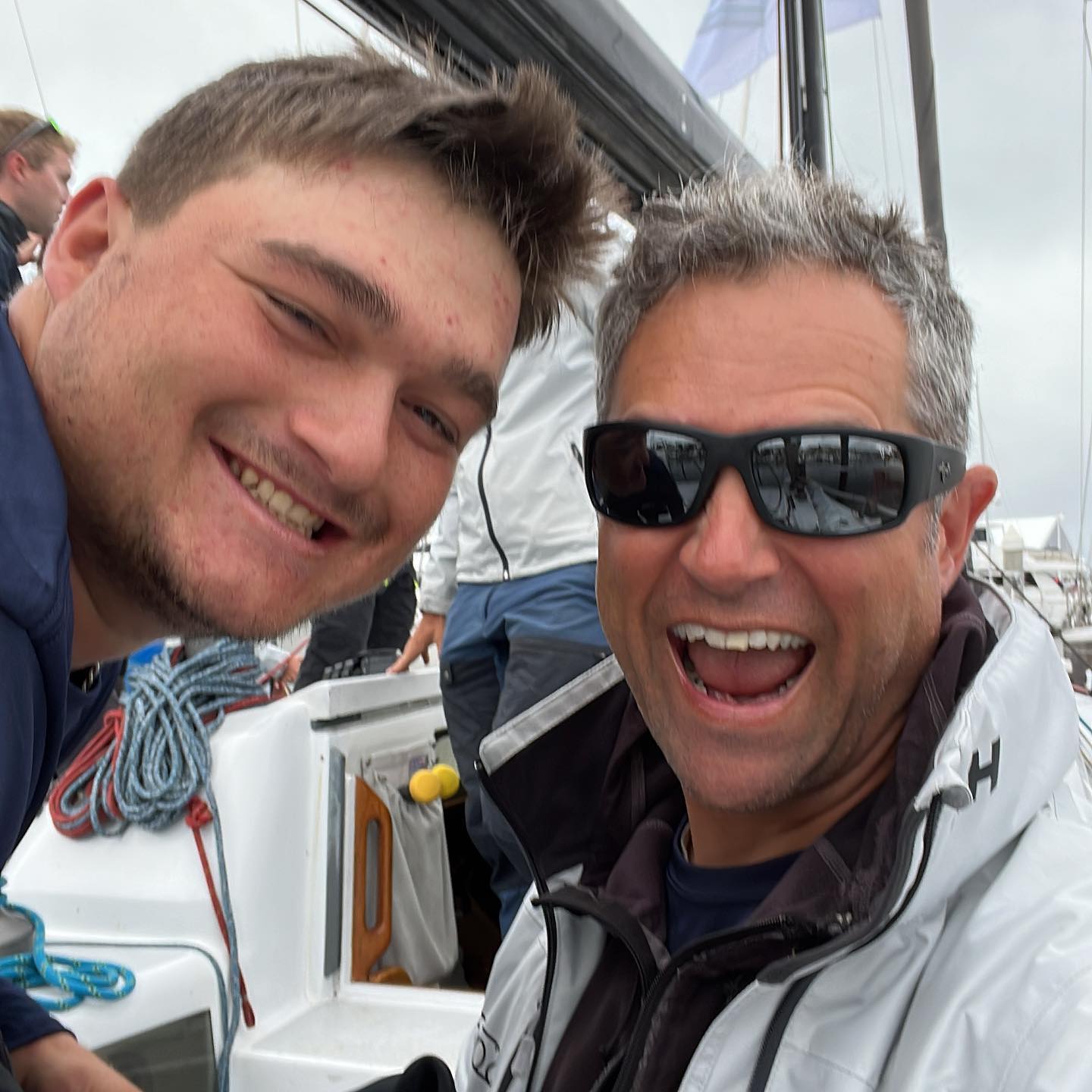 Day 2 of 2023 Rolex Big Boat on Saoirse – currently tied for 4th