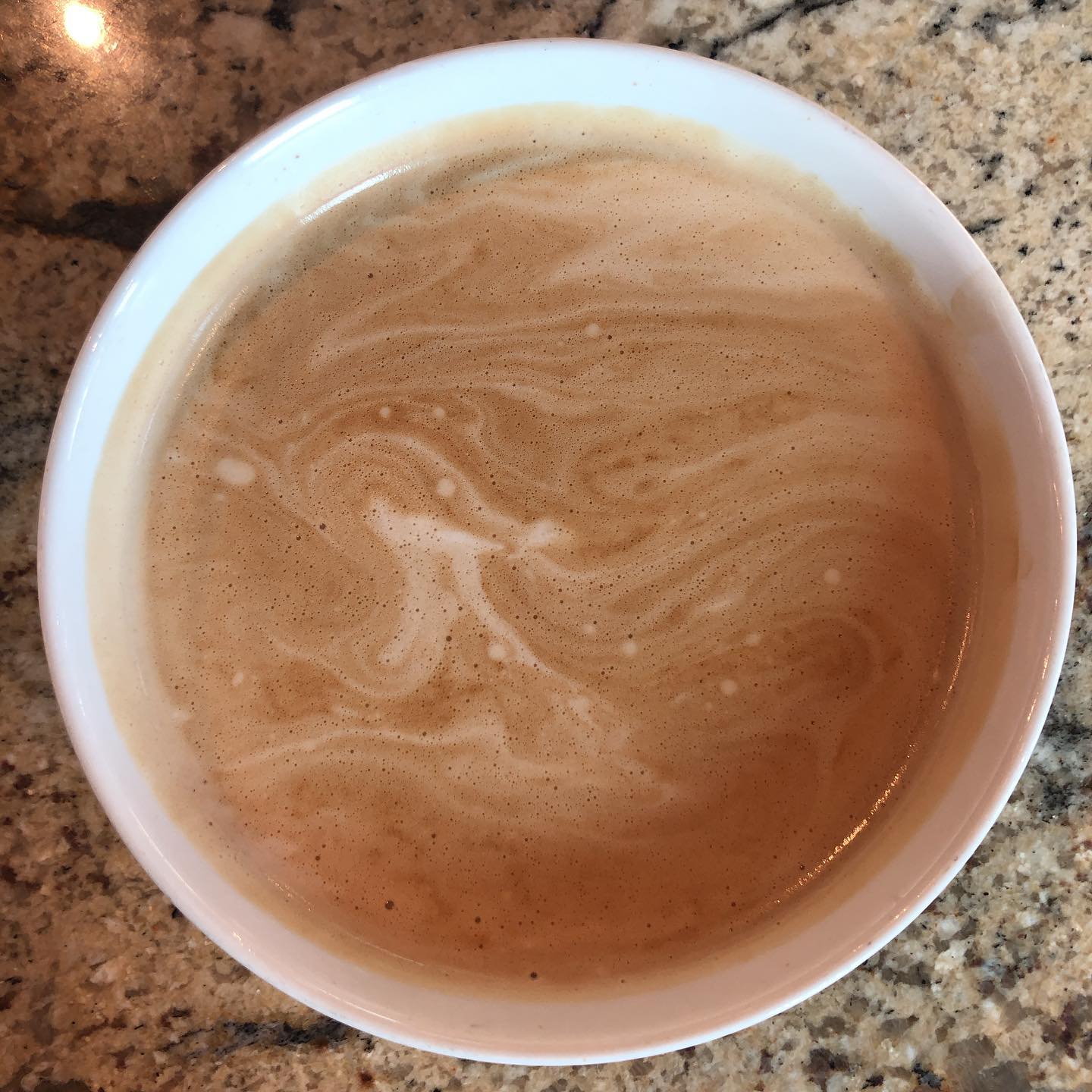 Gas planet bowl of latte :)