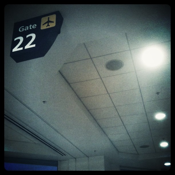 Gate 22 is a good gate. BOS here I come :)