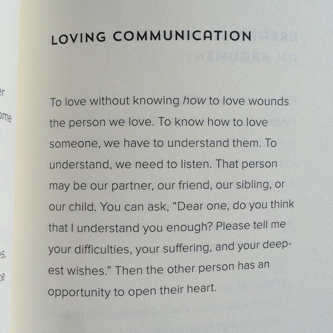 Loving communication