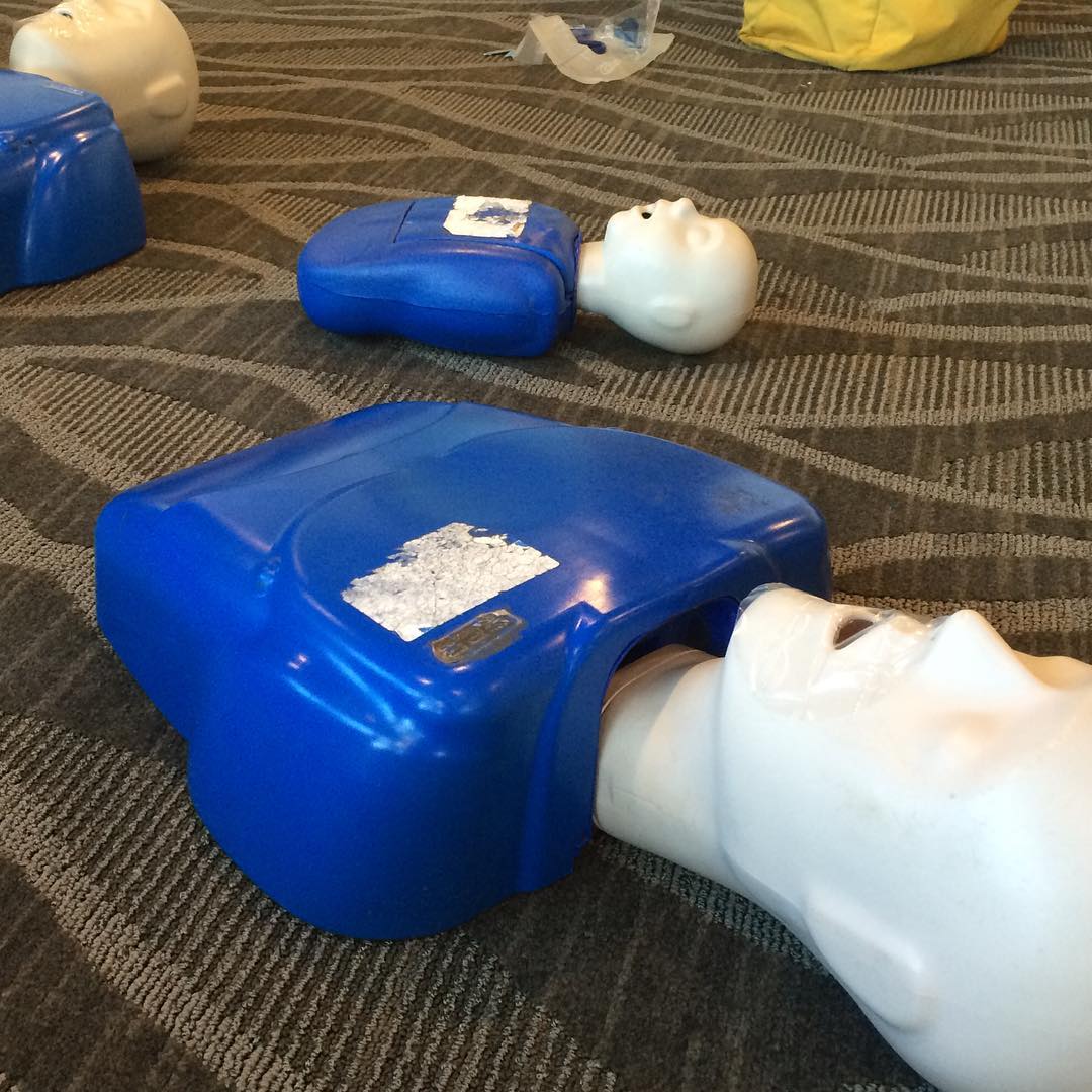 My first CPR class finished! John is an excellent instructor.
