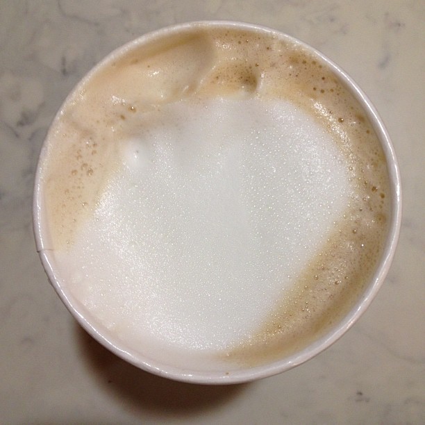 Pre concert tasty latte