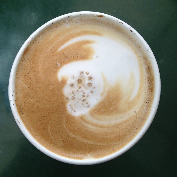 Rainy day squid latte