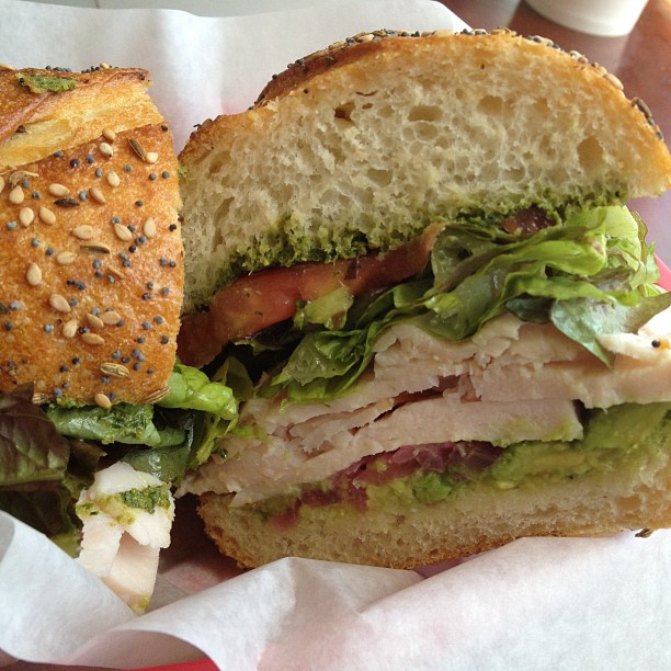 The Hippy Ranch Turkey sandwich – very tasty :)