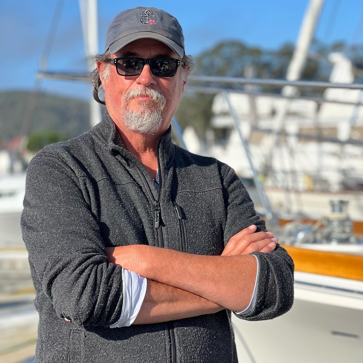 The mighty Bob Walden, skipper of Sea Star. Tied for 3rd place going into day 3 of 2022 Rolex Big Boat Series