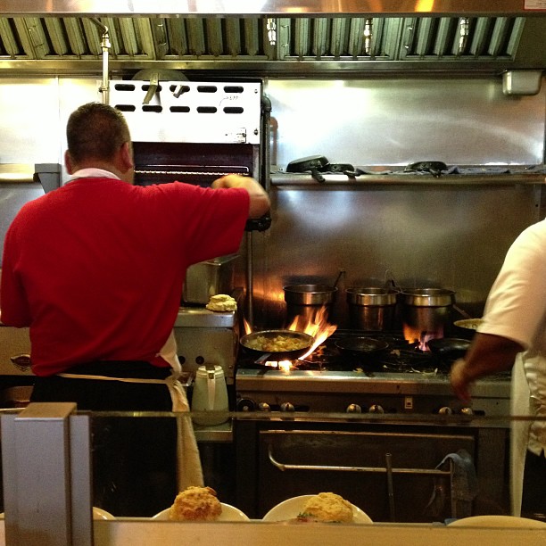Tip: sit at the back counter and enjoy the open kitchen action!